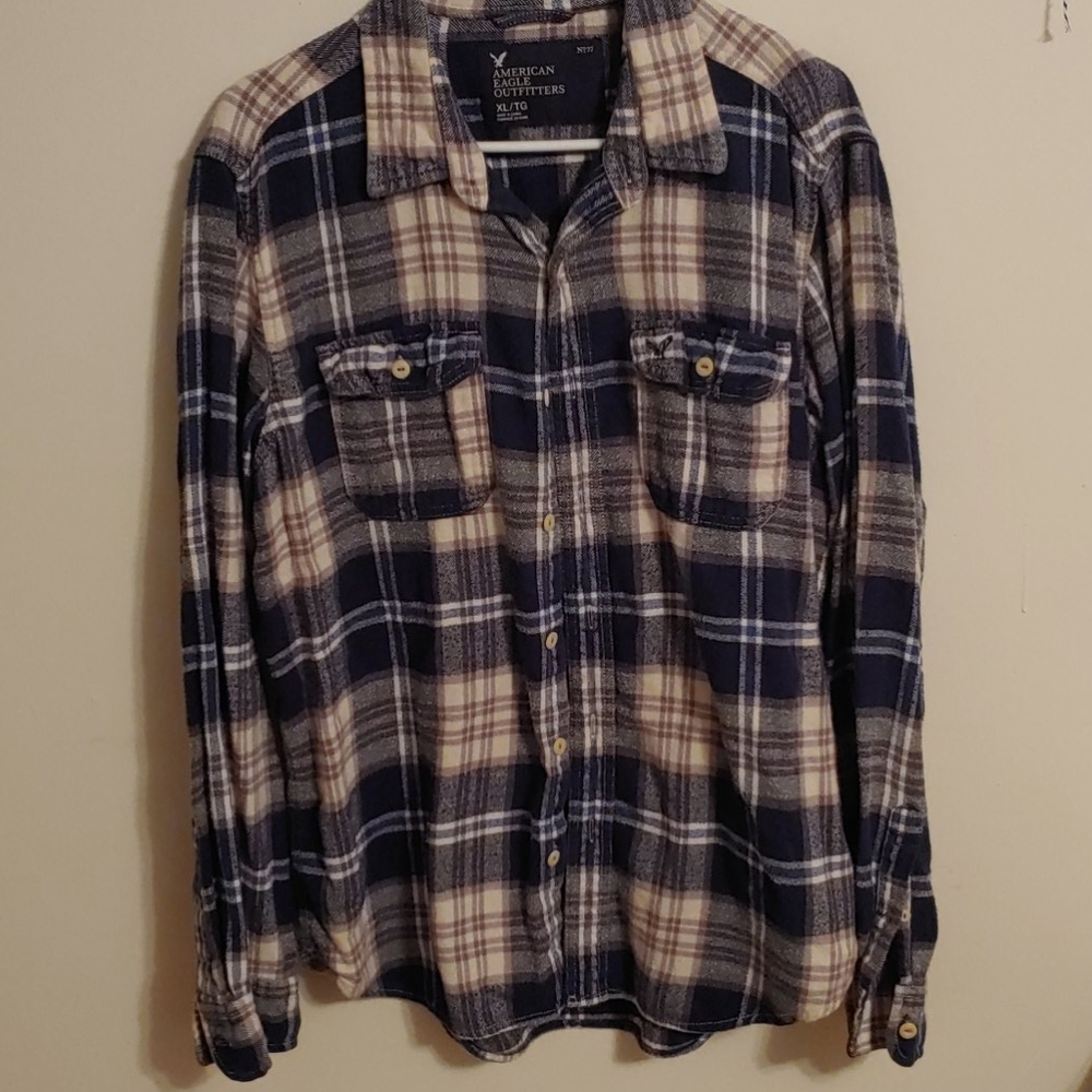 Men's AE flannel button up